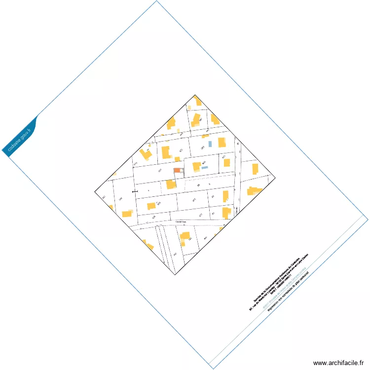 PLAN GARAGE 3. Plan de 