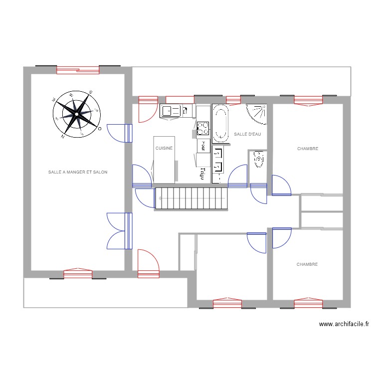 mittainvilleS. Plan de 0 pièce et 0 m2