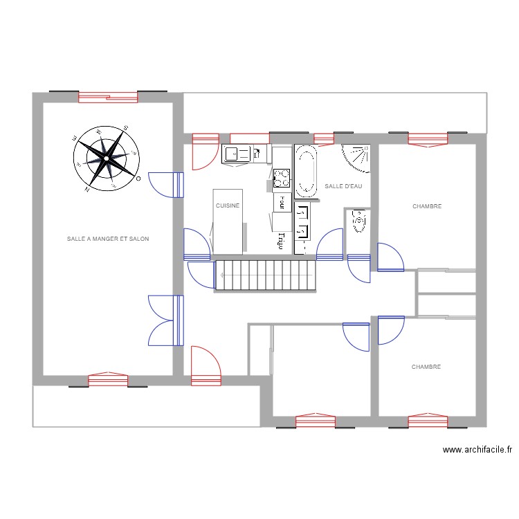 mittainvilleS. Plan de 0 pièce et 0 m2