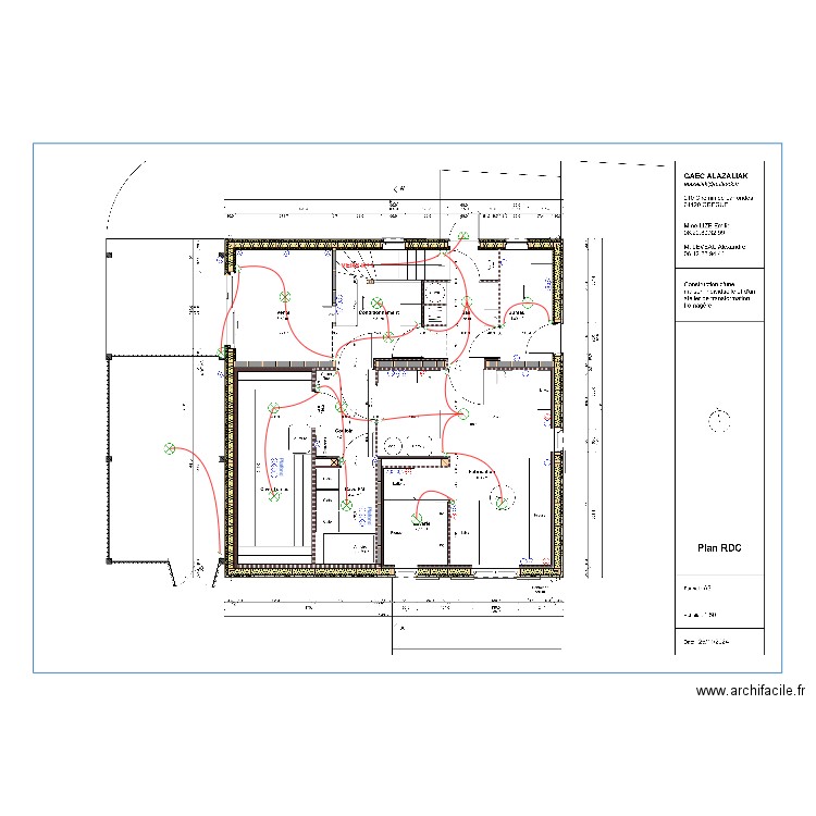 LEVEAU RDC. Plan de 0 pièce et 0 m2