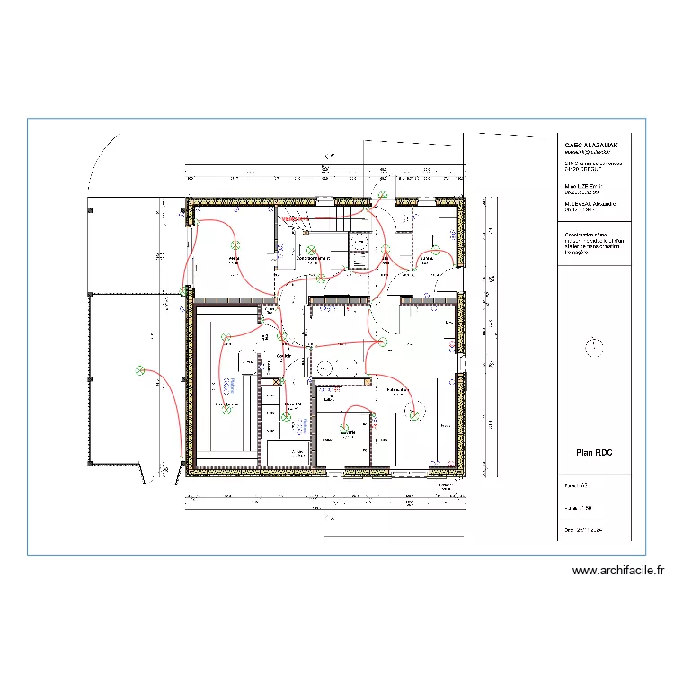 LEVEAU RDC. Plan de 
