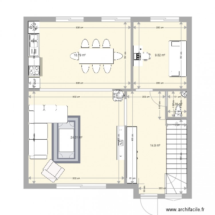 sonim2 rdc projet. Plan de 0 pièce et 0 m2