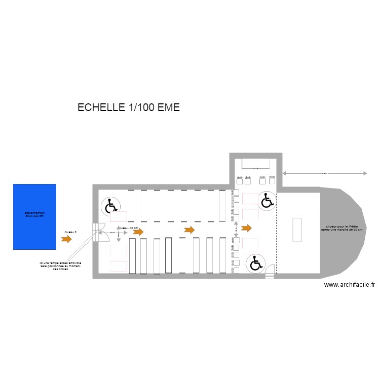 EGLISE SAINT ANGE MAIRIE PEYRINS. Plan de 0 pièce et 0 m2