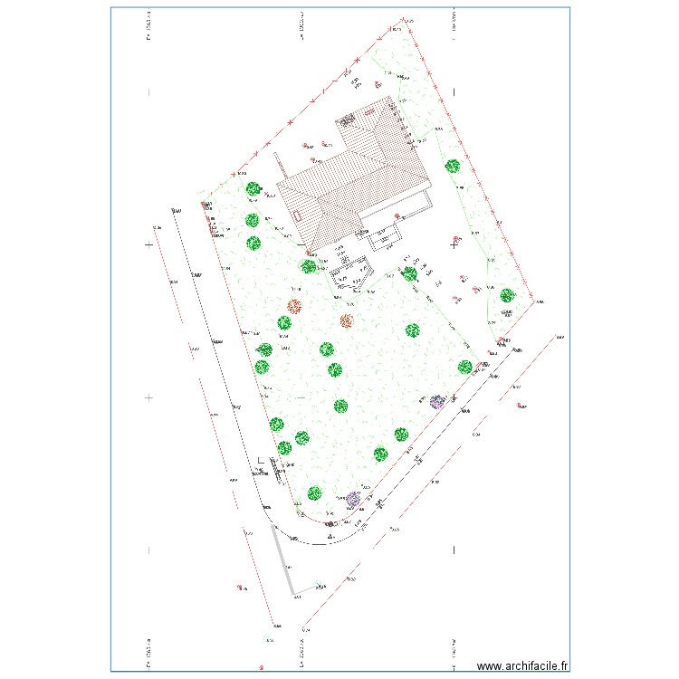 croquis jardin muscadelle. Plan de 0 pièce et 0 m2