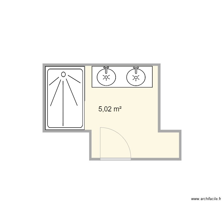 Salle de bain nouveau. Plan de 0 pièce et 0 m2