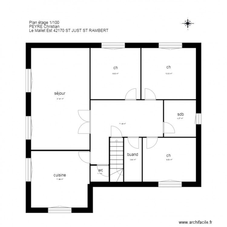 plan PEYRE St Just St R. Plan de 0 pièce et 0 m2