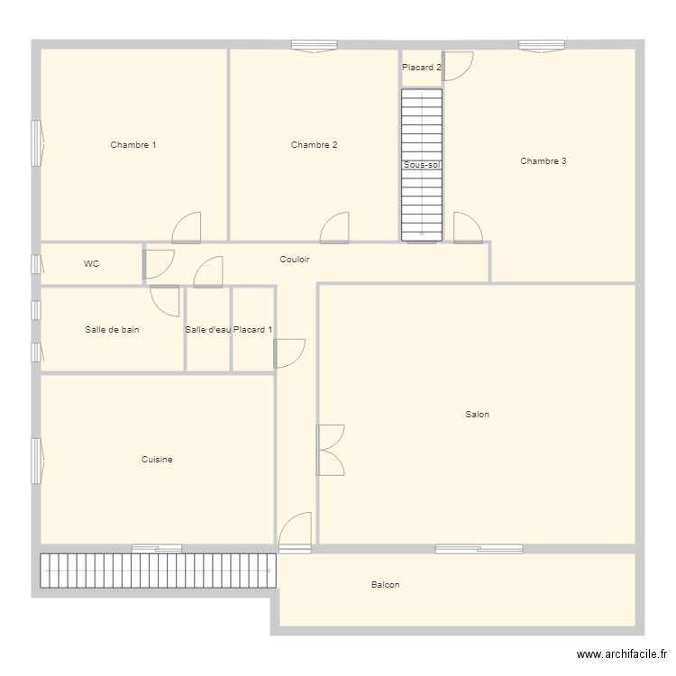 REJONY DELORME. Plan de 0 pièce et 0 m2