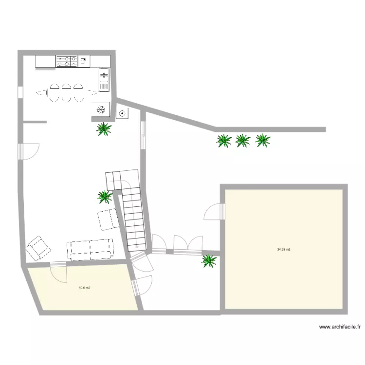 villennes BAS BY MAG. Plan de 