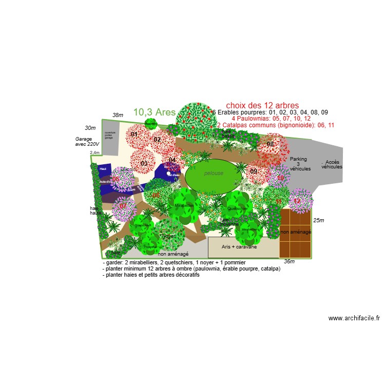  Projet verger Emilie 07. Plan de 1 pièce et 16 m2