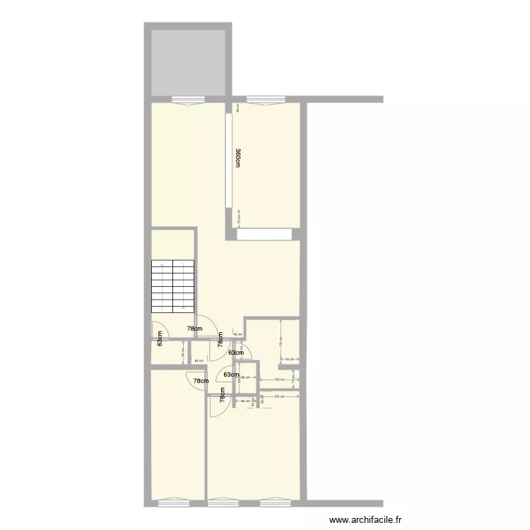 Tabellion 1e &eacute;tage Construction. Plan de 0 pièce et 0 m2