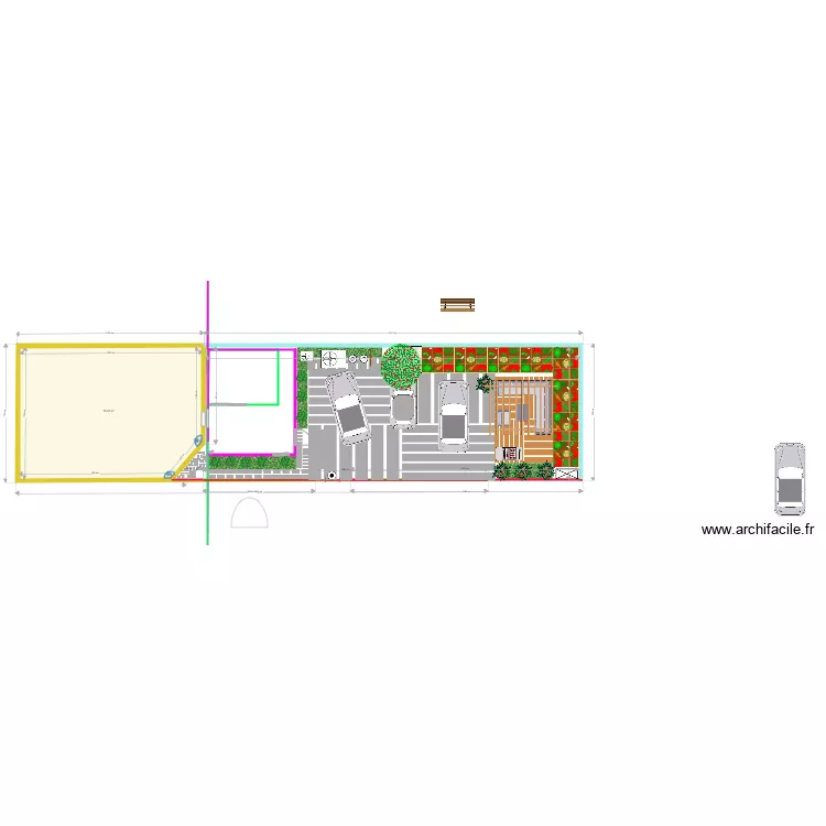 JARDIN EXTERIEUR . Plan de JARDIN EXTERIEUR . Plan de