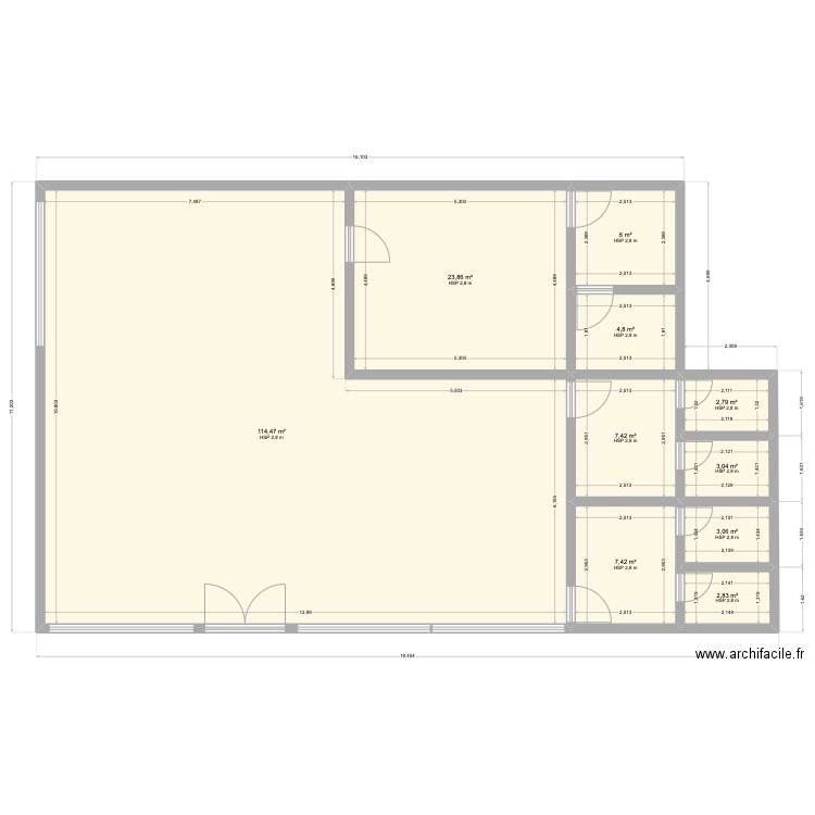 003. Plan de 0 pièce et 0 m2