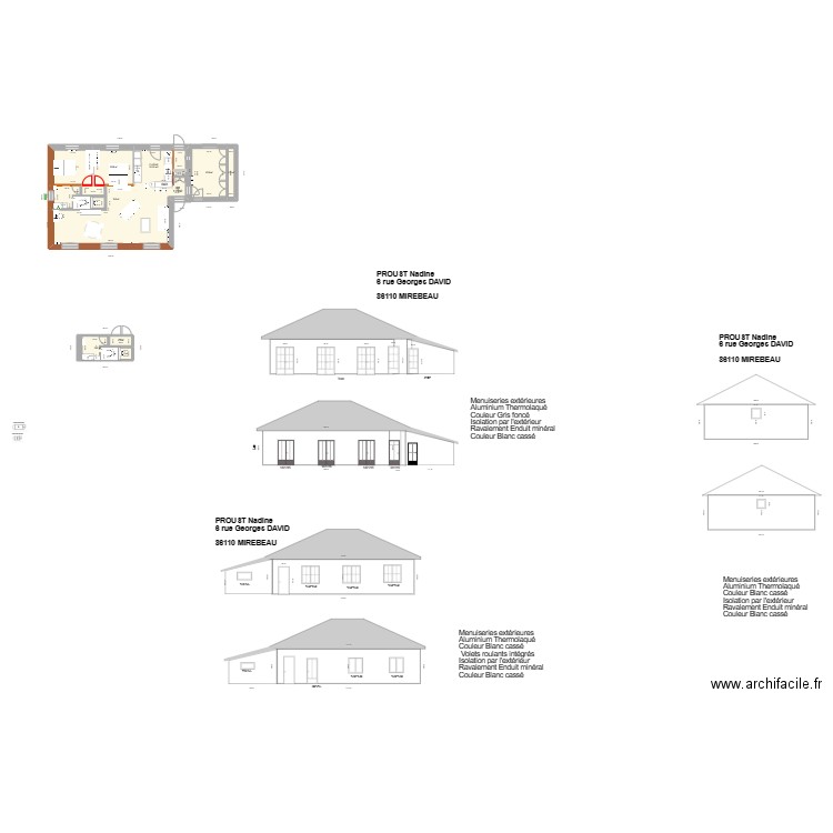 nadine prost ter. Plan de 7 pièces et 110 m2