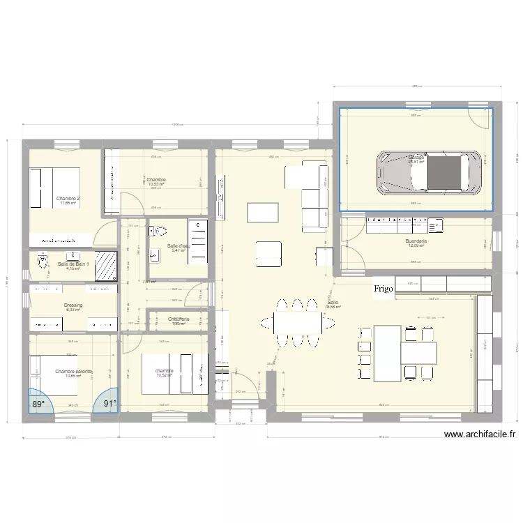Maison Avo et Mamina 5. Plan de 