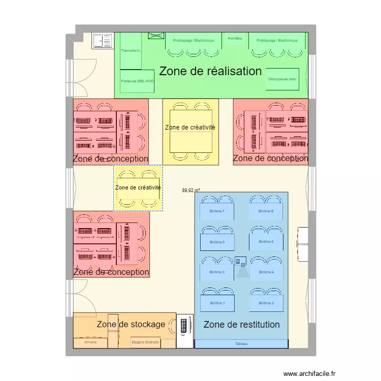 FabLab JDS. Plan de 