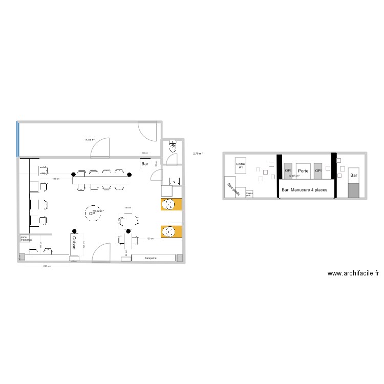 NB19 version 2022 light. Plan de 4 pièces et 86 m2