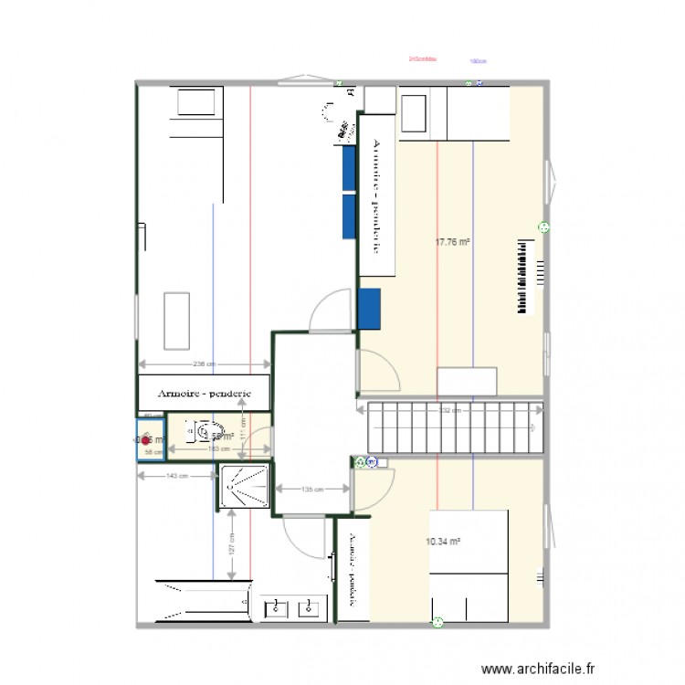 Etage1V2ANA. Plan de 0 pièce et 0 m2