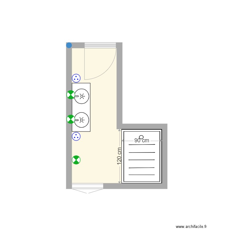 Salle de bains 2. Plan de 0 pièce et 0 m2