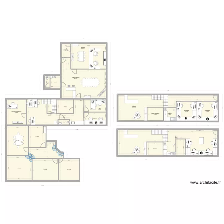 plan bureau new melor. Plan de 33 et 543 m² plan bureau new melor. Plan de 33 et 543 m²