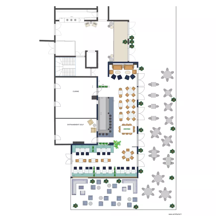 Brasserie Plan Final. Plan de 