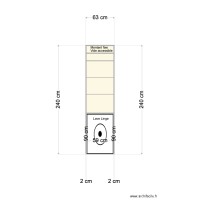 Placard buanderie couloir
