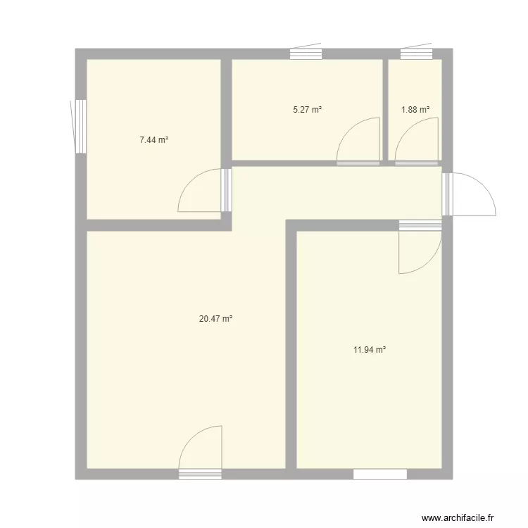 MAISON T2. Plan de MAISON T2. Plan de