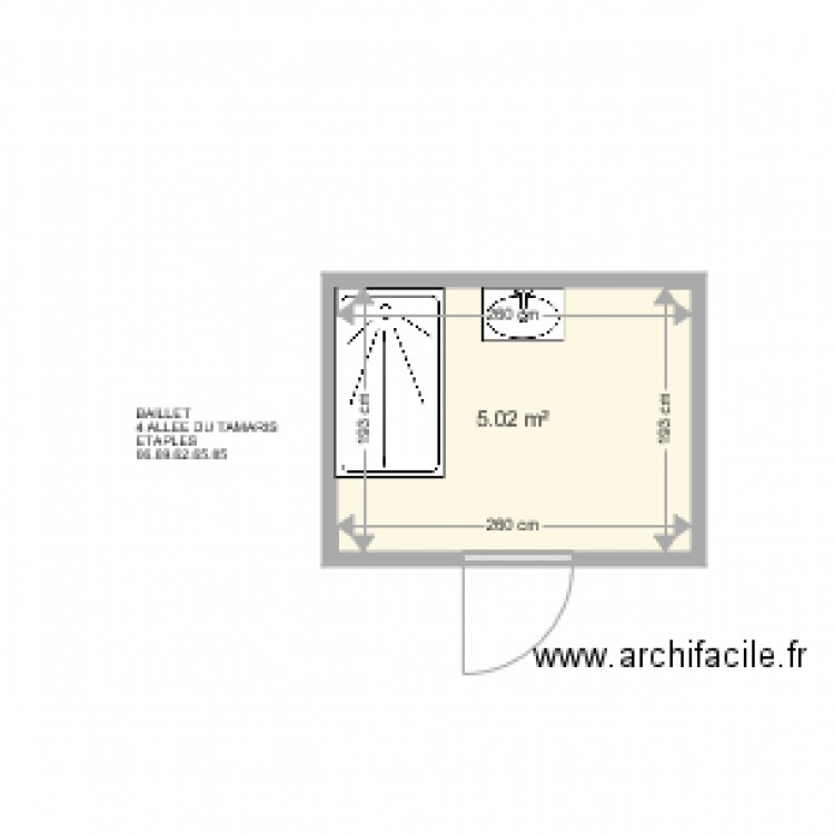 BAILLET J MICHEL - Plan dessiné par harmo59000