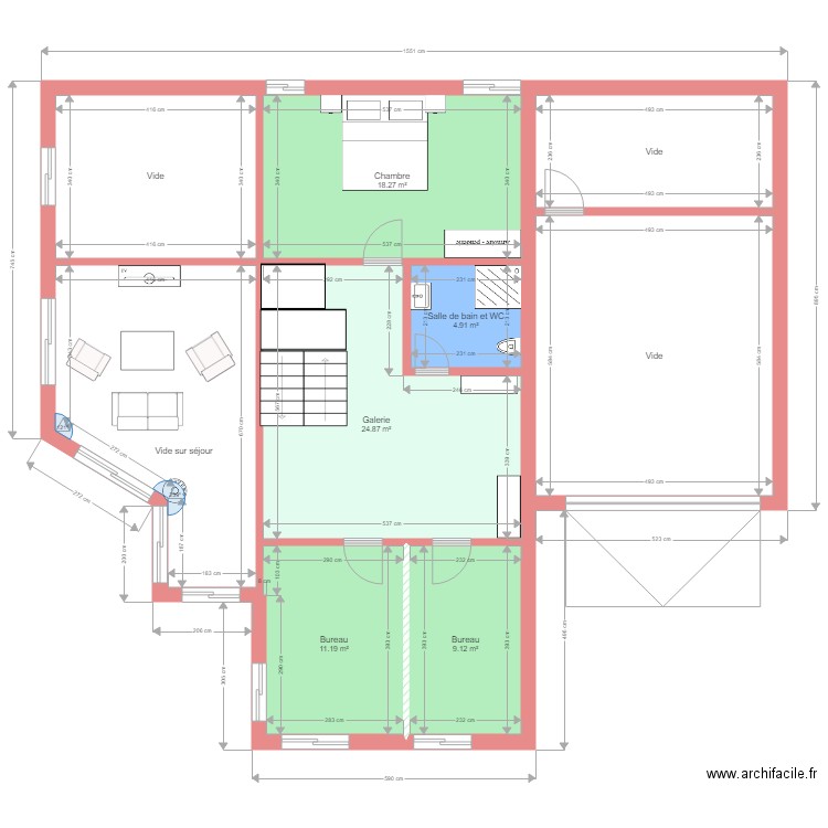 NoirmontEtage11. Plan de 0 pièce et 0 m2