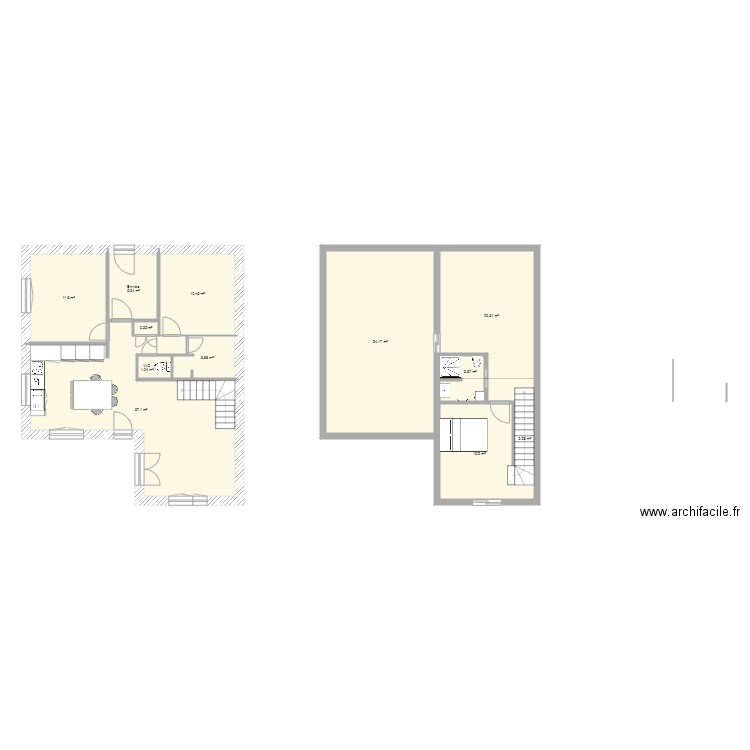 33 mimosas PROJET. Plan de 0 pièce et 0 m2