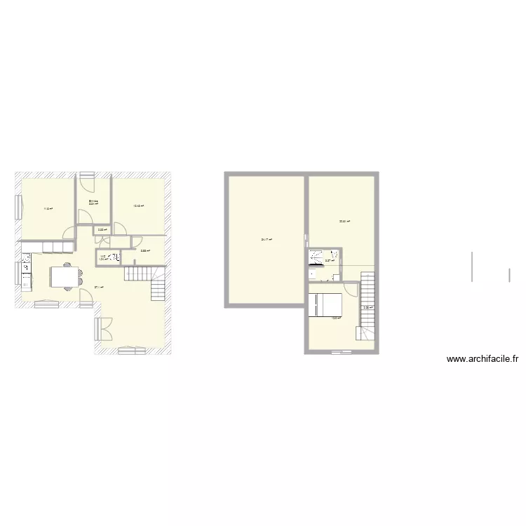 33 mimosas PROJET. Plan de 