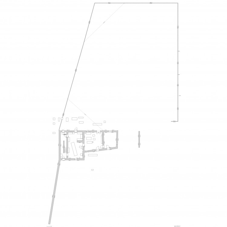 Contour jardin Le Douet actuel. Plan de 0 pièce et 0 m2