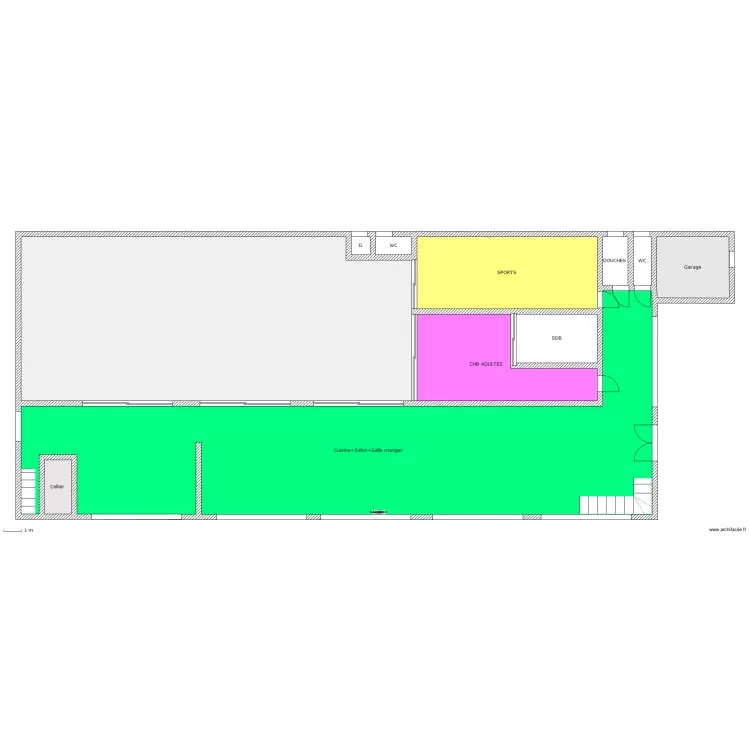 rdc sans dimensions. Plan de rdc sans dimensions. Plan de