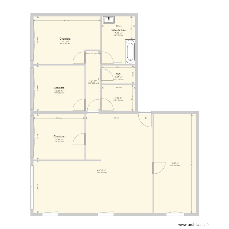 MARTINEZ MONTBRISON. Plan de 0 pièce et 0 m2