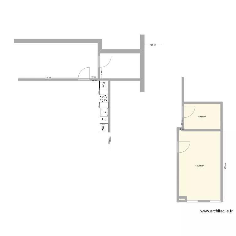 Clinique Coiff'Emoi. Plan de 