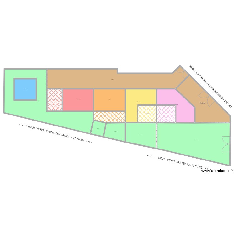 AK99 APPART MV 29032023. Plan de 16 pièces et 955 m2