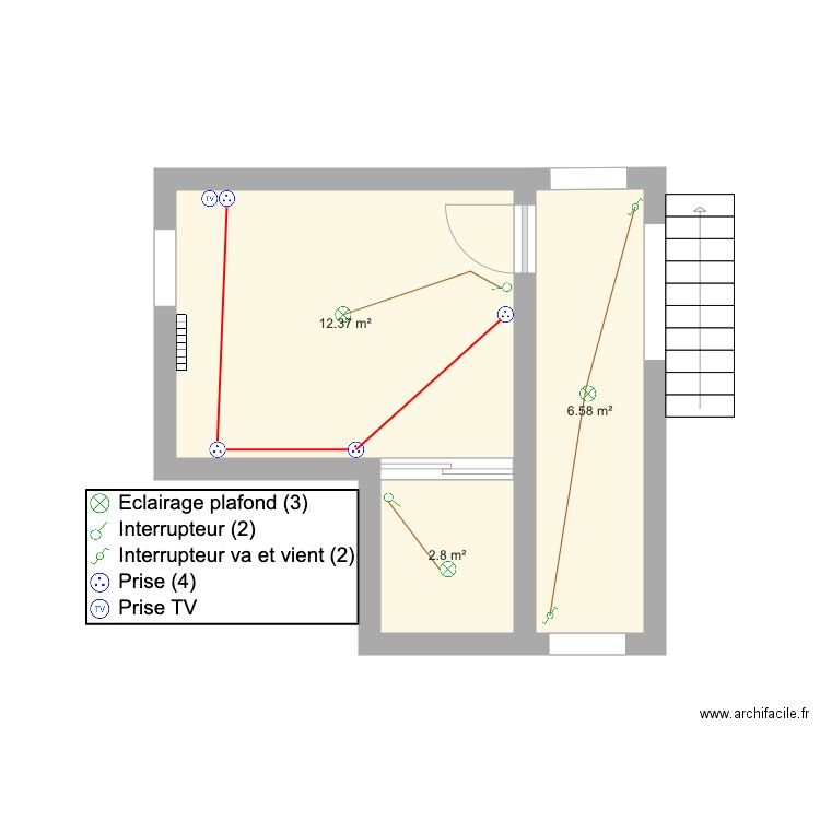 CHRISTOPHE RDC . Plan de 0 pièce et 0 m2