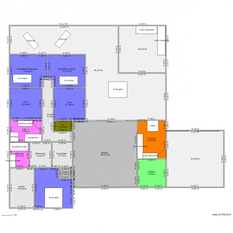 plan final 2. Plan de 0 pièce et 0 m2