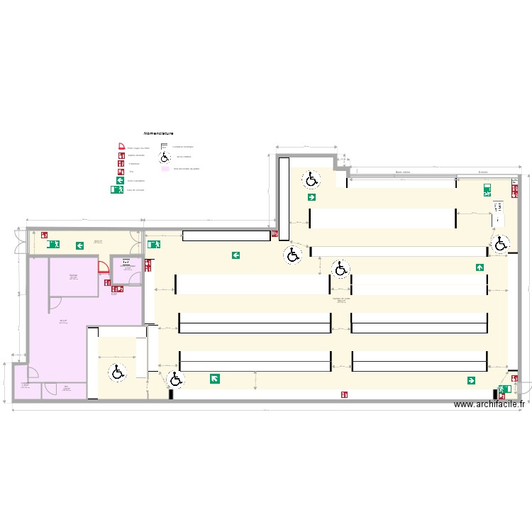 Stock privé Villetaneuse après travaux. Plan de 0 pièce et 0 m2