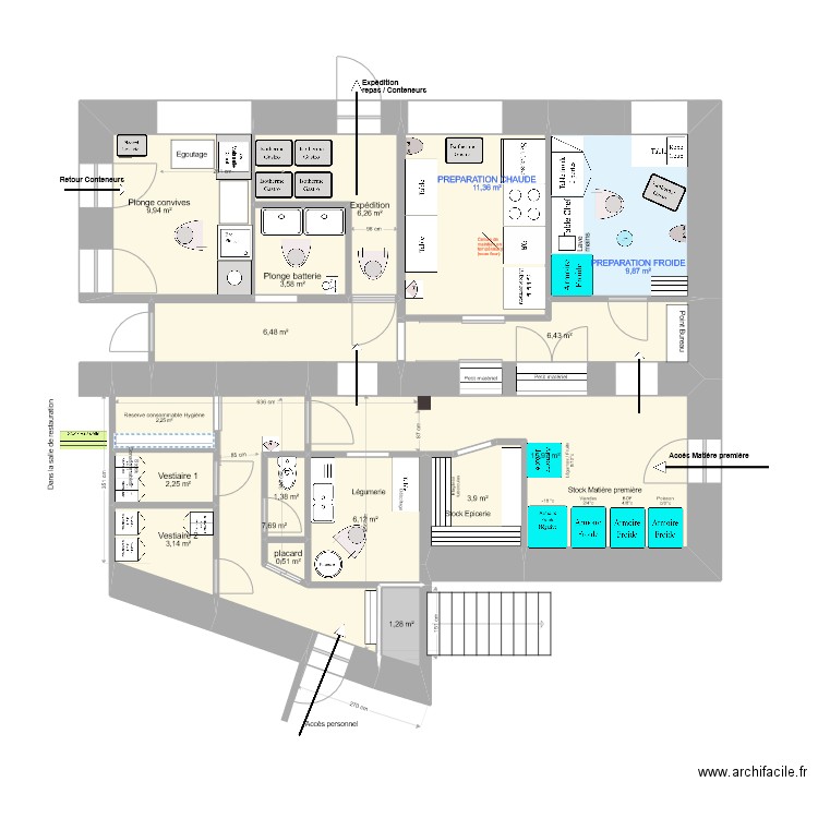 Mendionde 009. Plan de 17 pièces et 98 m2