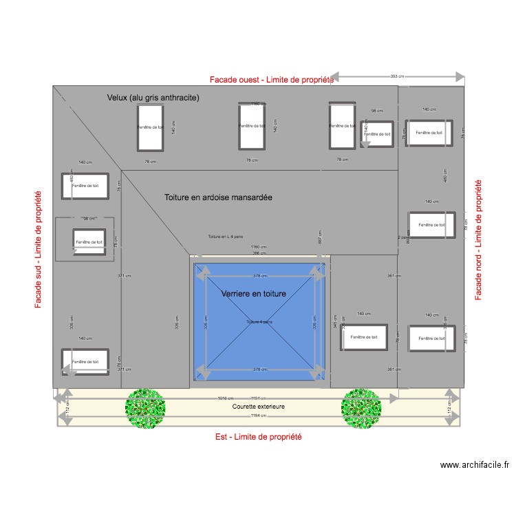 Plan toiture Après 2. Plan de 0 pièce et 0 m2