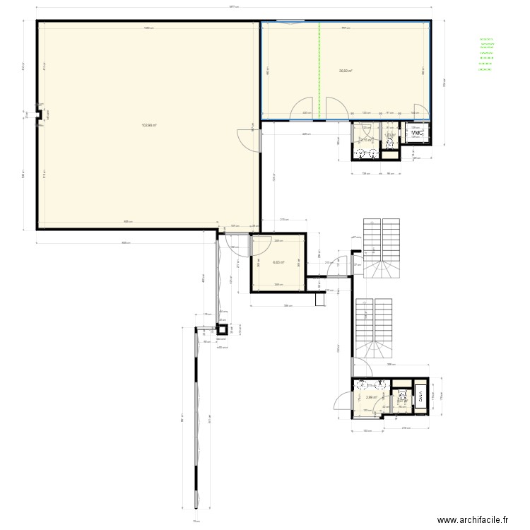 Salle du conseil 3 étage. Plan de 0 pièce et 0 m2