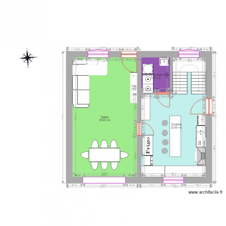 rdc. Plan de 0 pièce et 0 m2