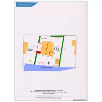 plan de masse D     chalet 90  PCrelance 2