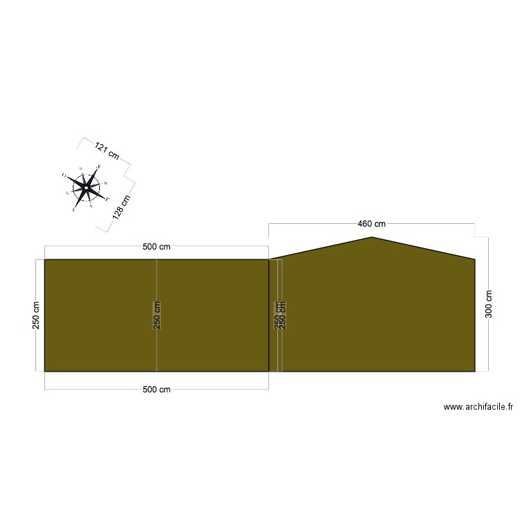 FACADE COTE PARENTS. Plan de 0 pièce et 0 m2