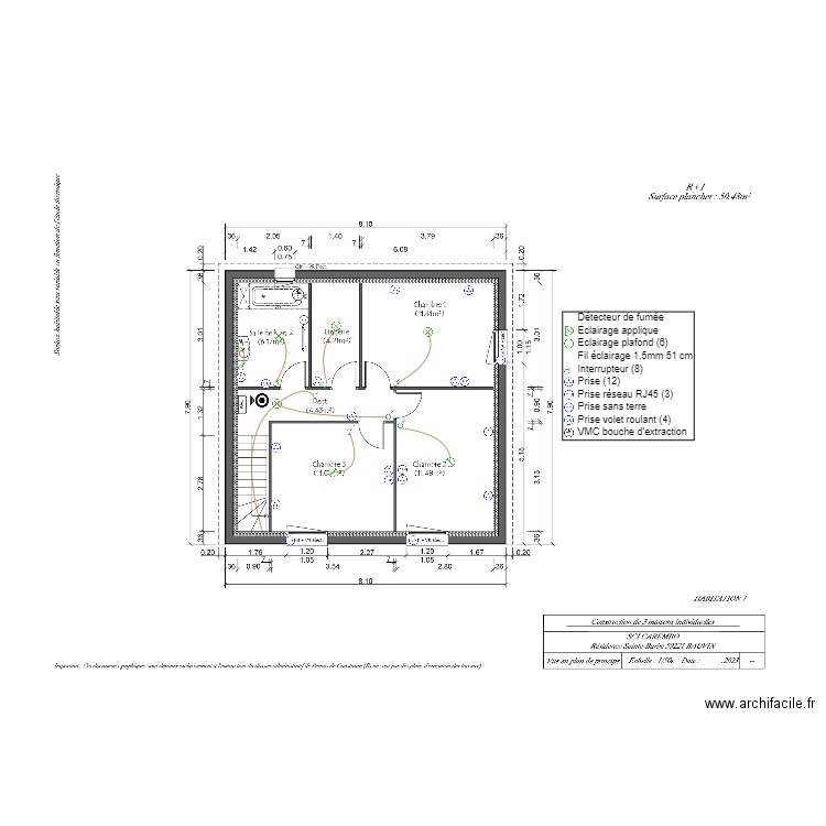 SCI CAREMBO ETAGE. Plan de 0 pièce et 0 m2