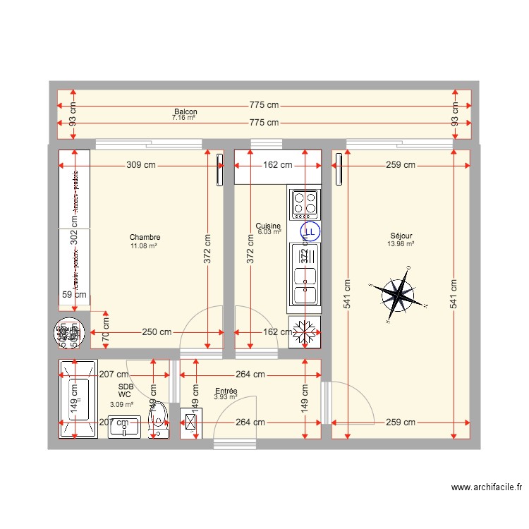  Cavendish 7. Plan de 0 pièce et 0 m2