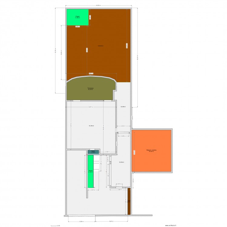 Cloture. Plan de 0 pièce et 0 m2