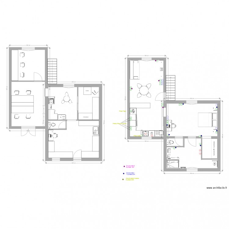 LABORATOIRE TOLOSA 2 Prises Elec. Plan de 0 pièce et 0 m2