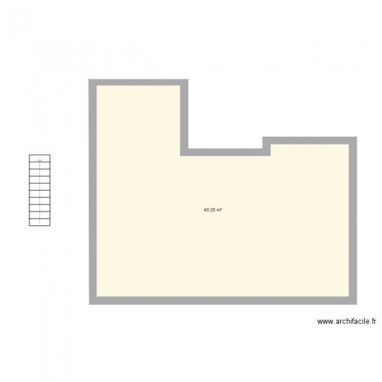 Boutique  Point du jour vide. Plan de 0 pièce et 0 m2