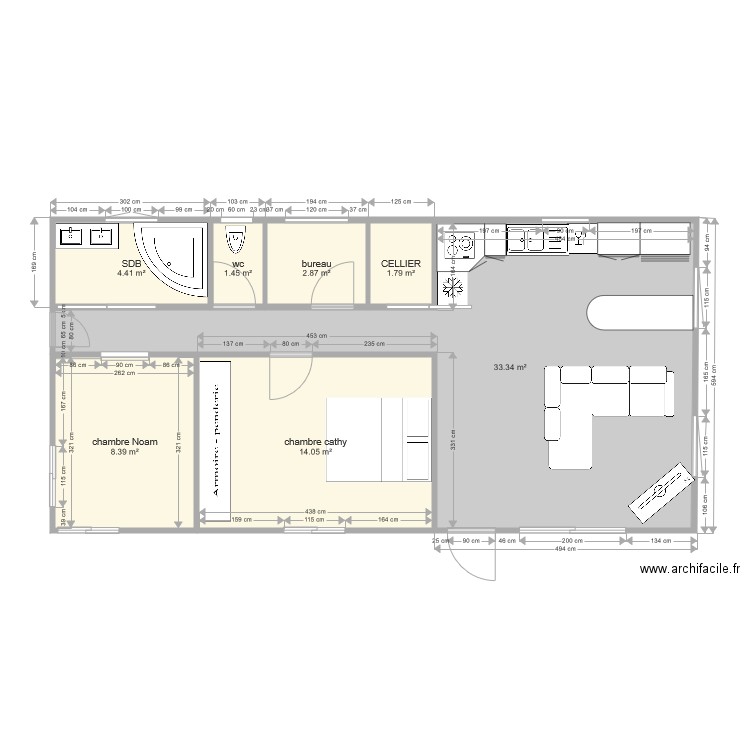 cathy meuble  . Plan de 0 pièce et 0 m2